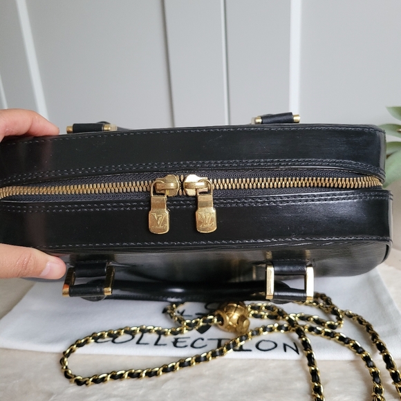 💕Louis Vuitton Black Epi Noir Sablon Handbag - Picture 9 of 16